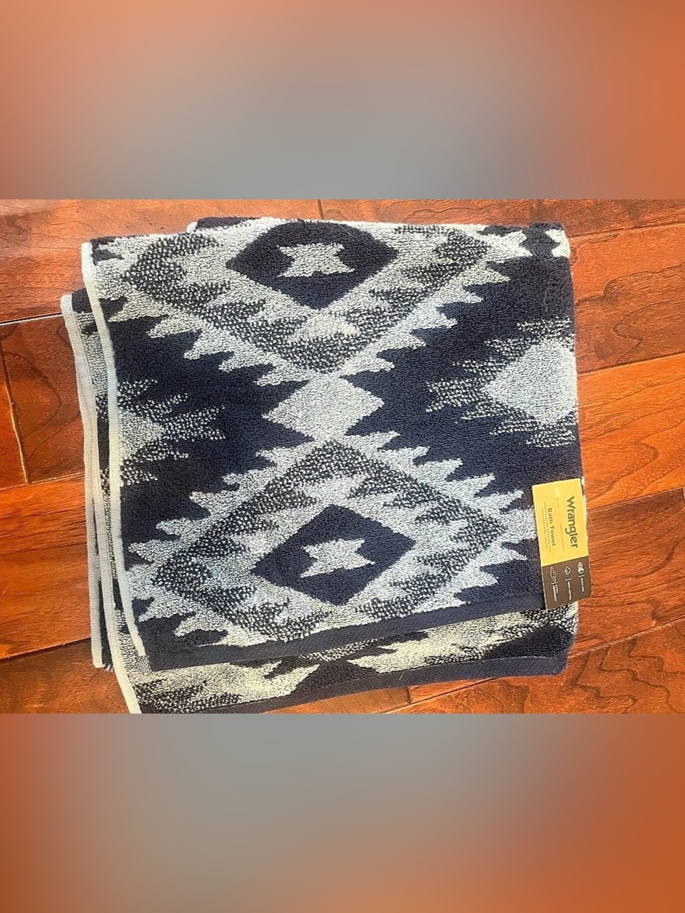 Wrangler Bath Towel Blue